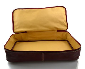 Bolso de lona de viaje para equipaje de personaje para hombre de cuero de grano completo genuino - Product Image 5