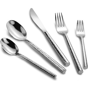 Exquisite Designer Stainless Steel Silverware Set Black Mirrored Finish for Weddings and Dinner Table for Hotels Restaurants - Product Image 4