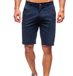 2025 nouvelle vente Short de golf Double couche 100% coton uni personnalisé Sublimation impression brodé Street Wear bouton décontracté - Product Image 1