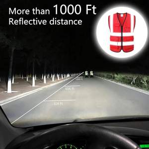Factory Price Reflective <b>Safety</b> Vest Custom Logo High Visibility Construction Workwear Breathable Mesh <b>Safety</b> Jacket - Product Image 2