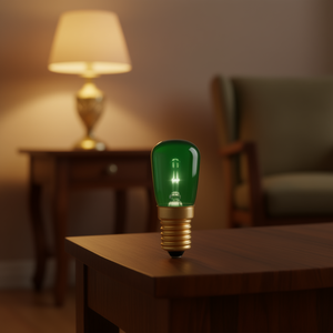 PEBETERO Lampadina a incandescenza verde 10W E14 220-240V - Product Image 3