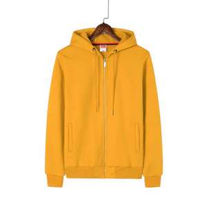 High Quality Manufacturer Low MOQ Unisex Zipper-Up Oversized Winter Embroidered 100% Cotton Custom Print <b>Hoodie</b> with Your Logo - Product Image 6