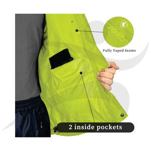 Veste de pluie imperméable de haute qualité pour homme, veste coupe-vent imperméable à capuche, veste de randonnée sportive pour homme - Product Image 2