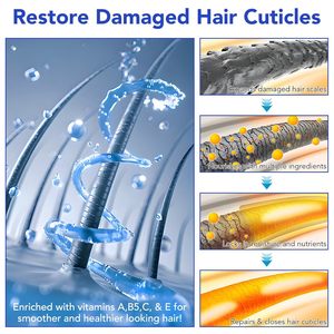 Kadın erkek saç onarım saç tedavisi Serum bırakın-in Anti bukle kremi Vitamin a C E Pro B5 saç vitamini Serum kapsül - Product Image 3