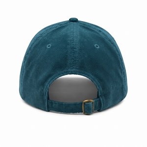 Casquette de baseball en velours côtelé brodée, vente en gros, logo personnalisé, haute qualité, OEM ODM, faible MOQ, unisexe, 6 panneaux, réglable, style décontracté - Product Image 3