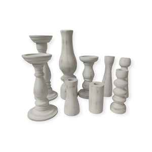 Candelabro moderno de lujo con mango de madera, candelabro con logotipo personalizado para decoración del hogar, soporte elegante para velas de pilar para fiesta de Navidad - Product Image 1