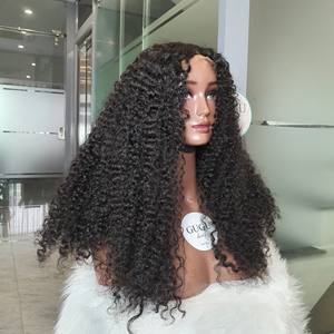 Venta al por mayor 22 pulgadas Color Natural Base de encaje crudo vietnamita Peluca de pelo sin enredos sin derramamiento birmano extensiones de cabello humano - Product Image 1