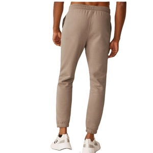 Premium Quality Custom Knitted Men's Sweatpants Solid Color Cotton/Spandex <b>Fleece</b> Blended <b>Trousers</b> Casual Straight OEM - Product Image 3