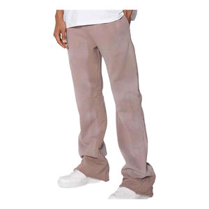Pantalones de chándal holgados de alta calidad Unisex de diseño único, pantalones de chándal acampanados informales gruesos, servicio OEM - Product Image 5