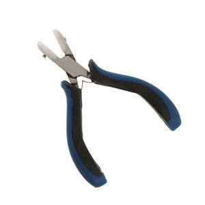 Pince en acier inoxydable à nez plat de haute qualité mâchoire en Nylon Durable confortable personnalisable couleur Logo livraison rapide outils de bijoux - Product Image 4