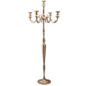 Candelabro Moderno de Aluminio de 5 Brazos, Color Personalizado de Lujo, Hecho a Mano, para Decoración del Hogar, Navidad, Bodas, Fiestas, Halloween - Product Image 4