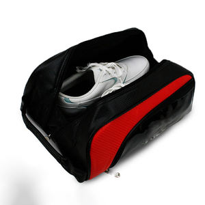 Sac promotionnel bon marché de chaussures de plein air de football ou de basket-ball ou de golf avec fermeture à glissière Sac à chaussures en maille - Product Image 6