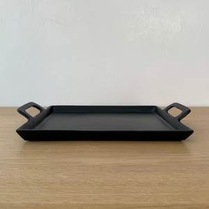 Bandeja de Servicio de Aluminio con Diseño Floral, Apta para Lavavajillas, Estilo Clásico para Vajilla de Cocina y Hogar - Product Image 1