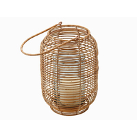 Lanterne en rotin tissé solaire écologique, lampe d'extérieur, sphère en osier, décoration de jardin pour la décoration de balcon à prix abordable
