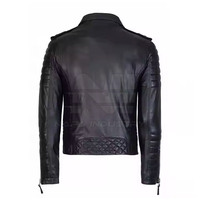 Jaket Kulit Pria Musim Dingin Model Baru 2025 dengan Logo Depan, Kualitas Tinggi, Pilihan Kustom, Harga Grosir, Produk Terbaru