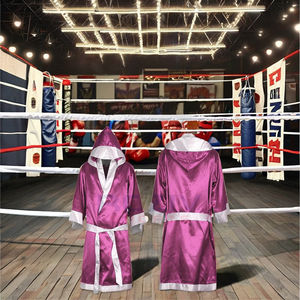 Bata de Boxeo de Nailon de Alta Calidad con Capucha, Logotipo y Diseños Personalizados, Suave y Protectora para Combates de Boxeo en Todas las Estaciones - Product Image 1