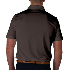 Custom Printed Sporty Polo Shirts Polyester Regular Fit Comfortable Durable Casual Sportswear Polo <b>Tops</b> Men OEM Fashion Apparel - Product Image 4