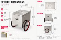 Nouveau parc de zone 110v chariot à crème glacée avec congélateur Mini Gelato Push couleur réfrigérateur chariot chariots de nourriture mobiles à vendre