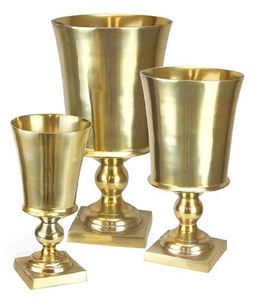 Florero DE BODA decorativo de Mesa para el hogar de tamaño mediano más vendido, Color dorado, moderno, Europa, Metal, aluminio, hogar, boda - Product Image 3