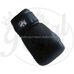 Guantes de boxeo de medio Dedo de PU de cuero de vaca genuino para entrenamiento de artes marciales Muay Thai UFC MMA - Product Image 3