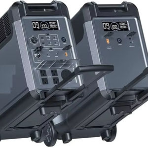 Greatest New Portable <b>Power</b> Station with Extra Battery 3840Wh Lithium Ion Battery 3600W <b>Solar</b> <b>Generator</b> RV Port Made in USA - Product Image 1