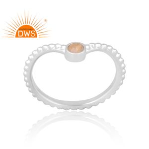 แหวนพลอยโอปอลจากเอธิโอเปียน925เงินสเตอร์ลิงธรรมชาติดีไซน์แบบกำหนดเองเครื่องประดับสำหรับผู้หญิงของขวัญสำหรับเธอ - Product Image 1