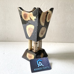 Personnalisé Bois Résine Oud Brûleur Personnalisé Couleur Résine Bakhoor Brûleur Direct Usine Prix En Bois Mubkhar Décor À La Maison Oud Titulaire - Product Image 5