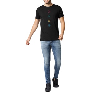 Unisex Custom <b>100</b>% Cotton High Quality T-<b>Shirts</b> Eco-Friendly Breathable Quick Dry 180g Screen Logo <b>Polyester</b>/Cotton Knitted - Product Image 1