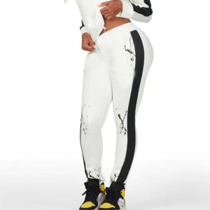 "Survêtement empilé personnalisable pour femmes-Tissu haute performance parfait pour le sport et les vêtements décontractés" - Product Image 2