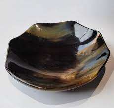 Atractivo cuerno hecho cuenco platos para servir cuenco genuino cuerno de buey Palma enjambre afeitado cuenco por India cuerno Natural cuencos Decoración - Product Image 3