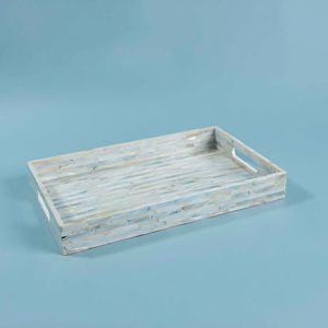 Bandeja decorativa para servir alimentos para el hogar, mango recortado, café y té platos para servir, suministros para hoteles y restaurantes - Product Image 3