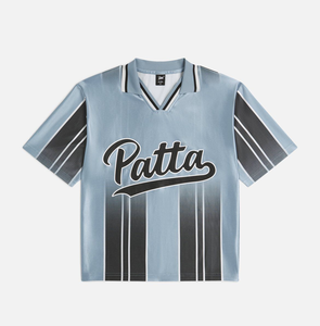 T-shirt en maille surdimensionné personnalisé pour homme, streetwear urbain, maillot de football universitaire sublimé - Product Image 3