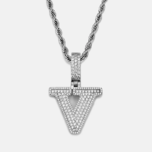 จี้เพชร CZ ชุบทอง งานแฮนด์เมด สำหรับผู้ชาย สไตล์ฮิปฮอป - Product Image 3