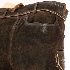 Pantalones cortos tradicionales unisex con diseño de bordado personalizado, pantalones cortos bávaros, Lederhosen para hombre - Product Image 6