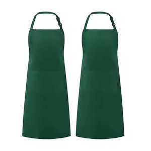 Sangle de cou réglable de taille personnalisée de haute qualité impression personnalisée nouvelle mode pur coton cuisine tablier à bavette de cuisine - Product Image 2