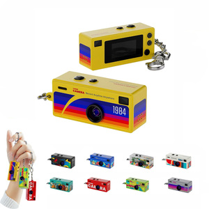 Mini caméra numérique rétro G6 pour enfants, porte-clés, 0,96 pouce, commande au pouce, enregistrement vidéo 1080P, carte mémoire, lampe torche, RoHS - Product Image 1