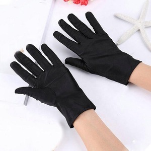 Gants blancs en coton 100% de haute qualité pour francs-maçons, logo brodé personnalisé, couleur personnalisée, emballage en boîte cadeau, faible MOQ, usine - Product Image 3