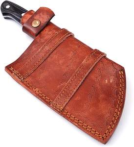 Couteau de chef fait à la main, design serbe, lame en acier damas, couperet forgé pour la cuisine, tranchage, hachoir de boucher OEM - Product Image 6