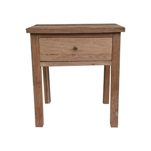 Nightstand Made of Solid Teak Wood Frame with <b>Rustic</b> and High Quality Material with natural color for Indoor Bedroom Use. - Product Image 5
