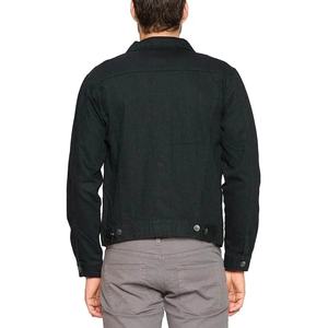 Veste en jean pour homme sur mesure en gros, coton de haute qualité, logo personnalisé, design respirant, veste en jean légère pour homme - Product Image 3