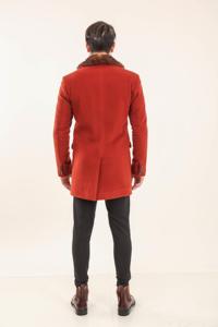 Veste d'hiver de qualité supérieure pour homme, en tissu enduit noir, avec col montant, service OEM et logo personnalisé - Product Image 2