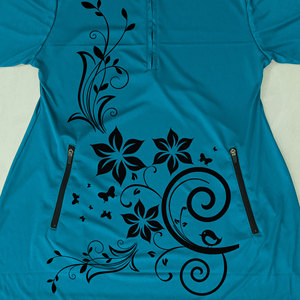 Traje de baño modesto de 2 piezas Hijab Cobertura completa Traje de baño islámico para mujeres Estampado ligero Conjunto impermeable Logotipo personalizado aceptado - Product Image 2