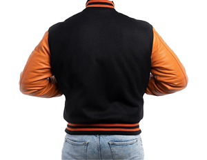 Premium <b>Wool</b> & Leather College Baseball Jacket for Men Classic Varsity Style - Product Image 3
