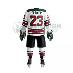 2025 conjunto de uniforme de hockey sobre hielo para hombres hecho al por mayor diseño de logotipo personalizado uniforme de hockey sobre hielo para hombres transpirable con precio barato para la venta - Product Image 3