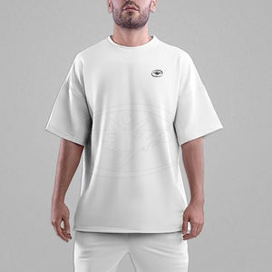 Venta al por mayor Top Venta Mejor Calidad Profesional Boxy Camisetas de Moda Logotipo Personalizado y Estilo Ajuste de Gran Tamaño - Product Image 2