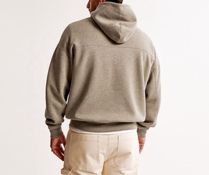 Sudadera Clásica con Capucha, Lisa, de Felpa de Algodón de 450 g/m². Sudadera con Capucha de Felpa Premium, MOQ Bajo, Hombros Caídos - Product Image 6