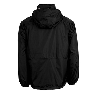 Anorak cortavientos ligero e impermeable para hombre, chaqueta de lluvia de talla XS, Capucha ajustable, manga con dobladillo, forro de malla - Product Image 6
