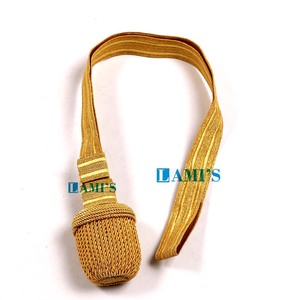 Noeud de sabre uniforme de haute qualité fil d'or Noeuds de sabre d'officier en gros Noeuds de sabre de cérémonie décoratifs - Product Image 3