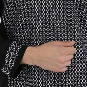 Shalwar Kameez de style afghan pour homme, couleur bleu clair, avec gilet de couleur argent, best-seller - Product Image 4