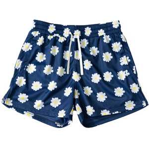 Shorts de course en maille pour hommes, fabrication directe d'usine, motif de sublimation personnalisé, shorts de basket-ball pour hommes, polyester, shorts en double maille vierges - Product Image 3